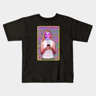 SCROLLING TO DEATH Kids T-Shirt